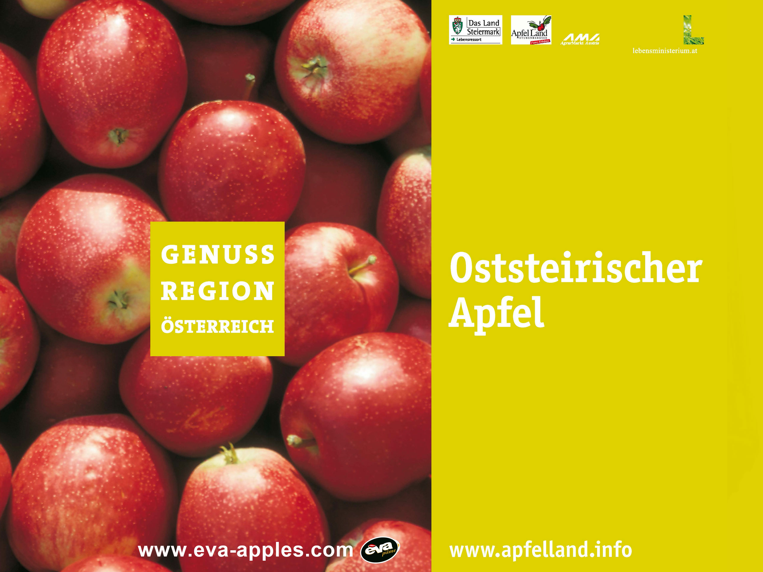 Oststeirischer Apfel Genussregion Österreich EVA Apples